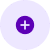 Purple plus sign icon within a light purple circle, symbolizing addition or creation.